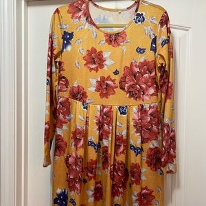 Womens knee length dress
